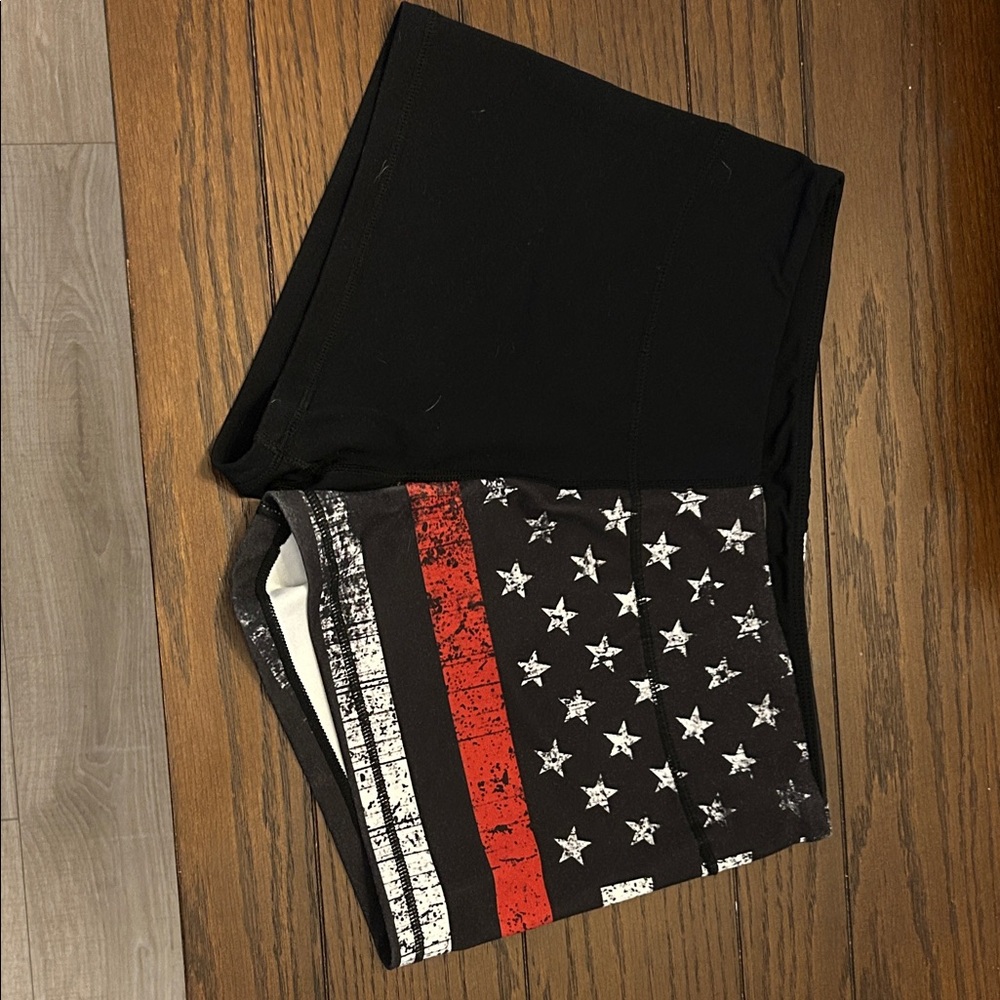 Born Primitive Black and Red Striped Leggings